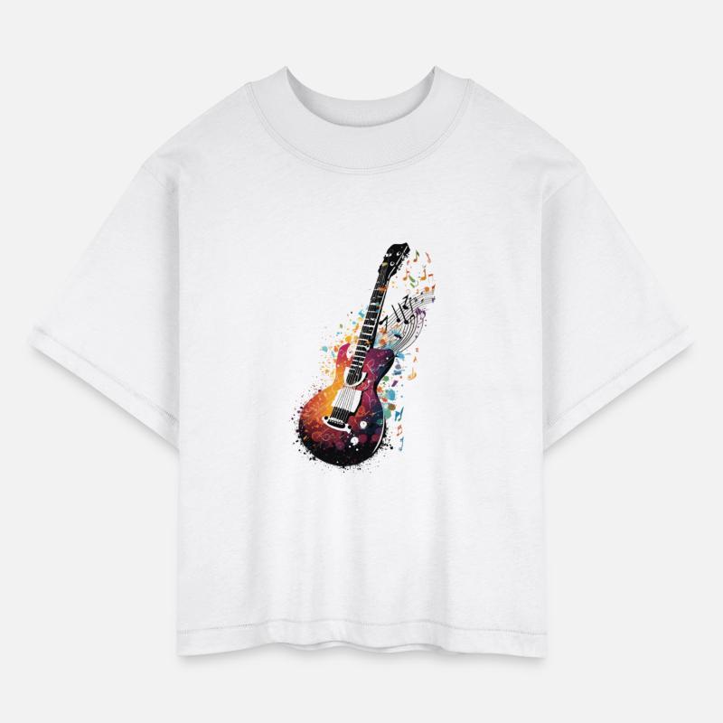 colored guitar