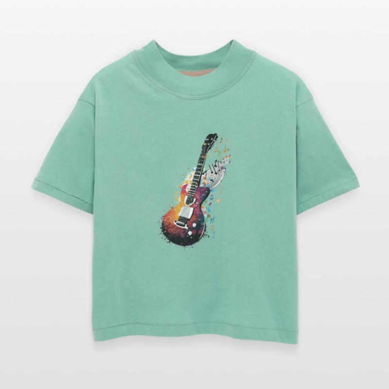 colored guitar