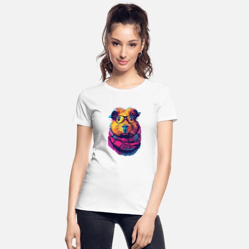 Colorful Hipster Guinea Pig for a Guinea Pig