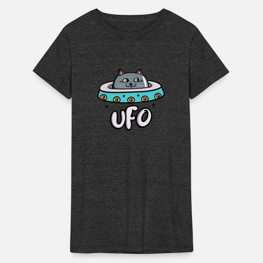 Confused Cat on UFO