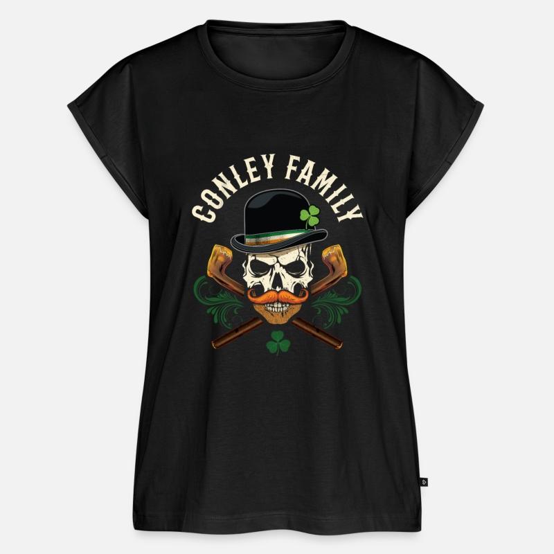 Conley Family Irish Skull with Shillelagh and