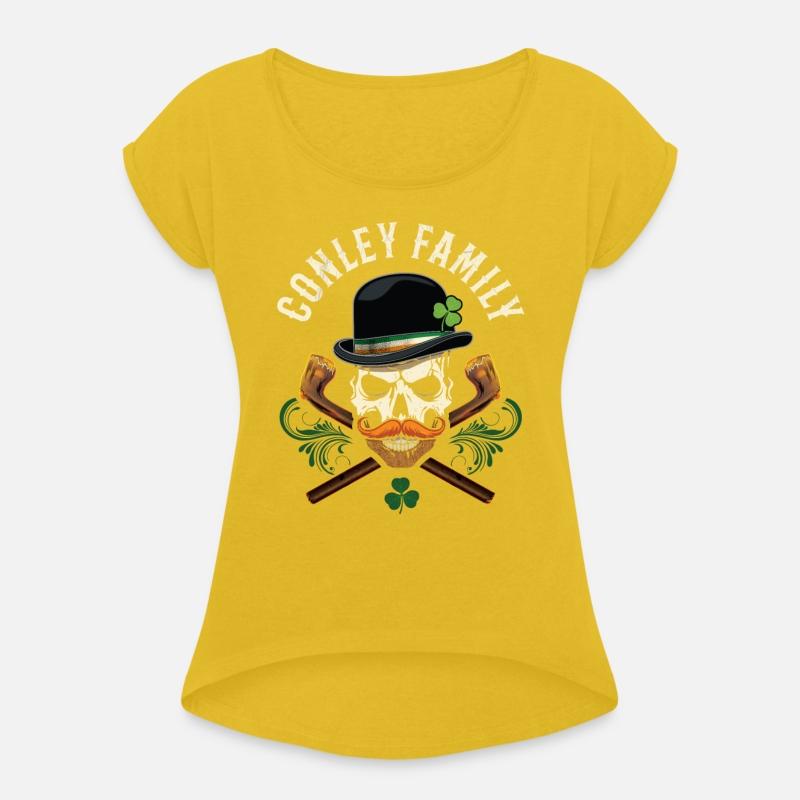 Conley Family Irish Skull with Shillelagh and