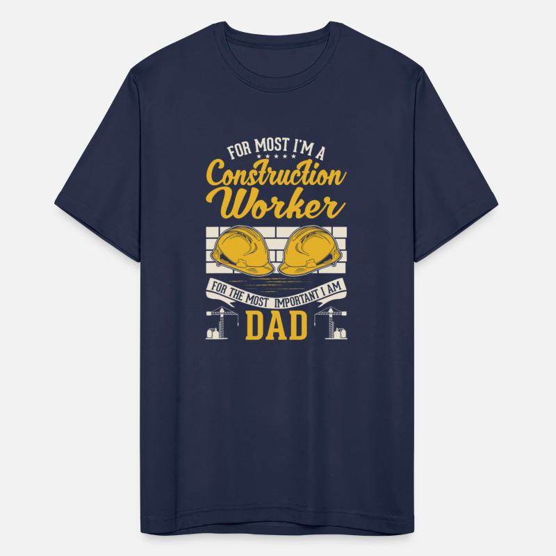 Construction Worker Dad Builder Father
