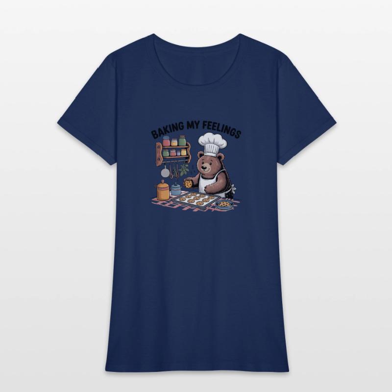 Cookie-Loving Chef Bear Design