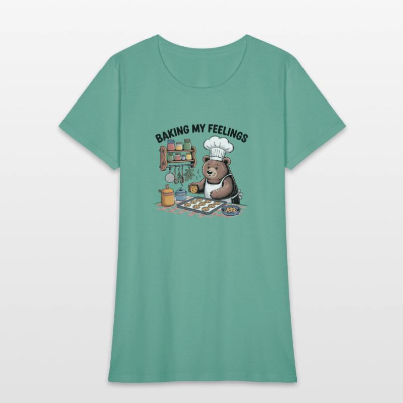 Cookie-Loving Chef Bear Design