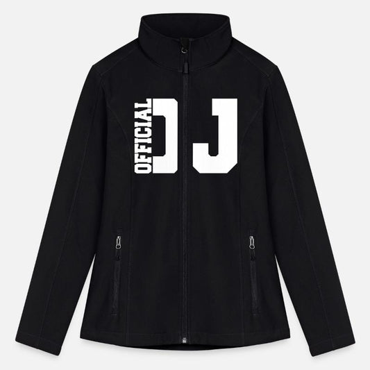 Cool Official DJ Club Music Party Text Lettering