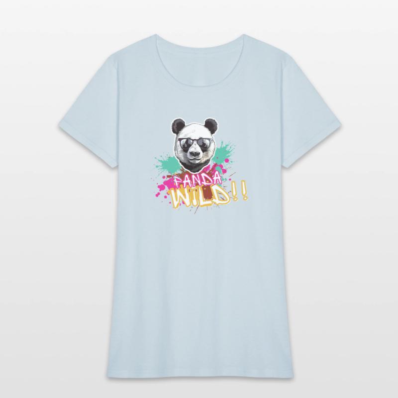 Cool Panda Wild Street Art Design