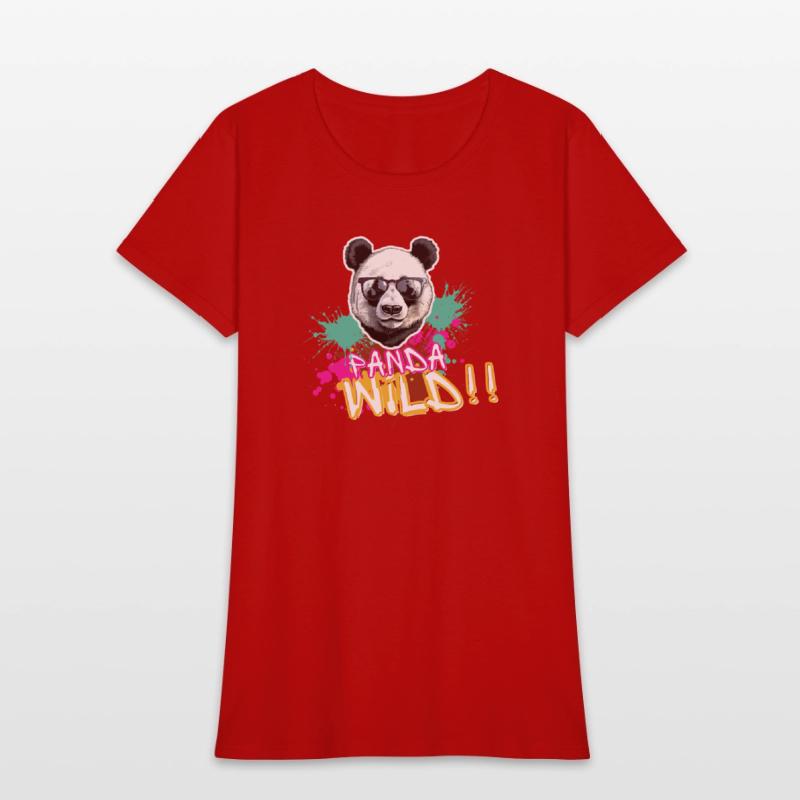 Cool Panda Wild Street Art Design