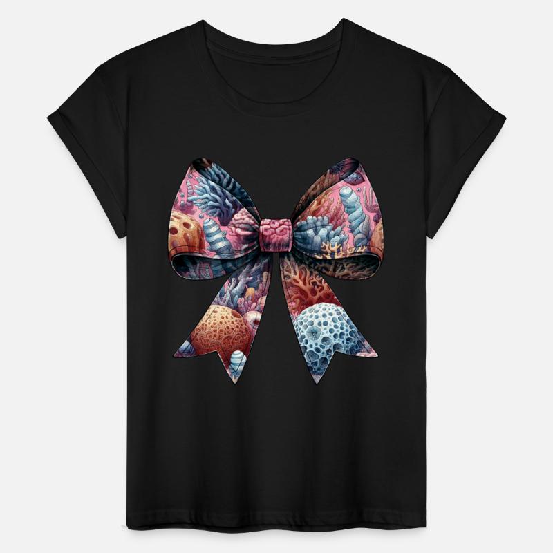 Coquette Bow Coral Reef Sea Ocean Pattern Girl Mom