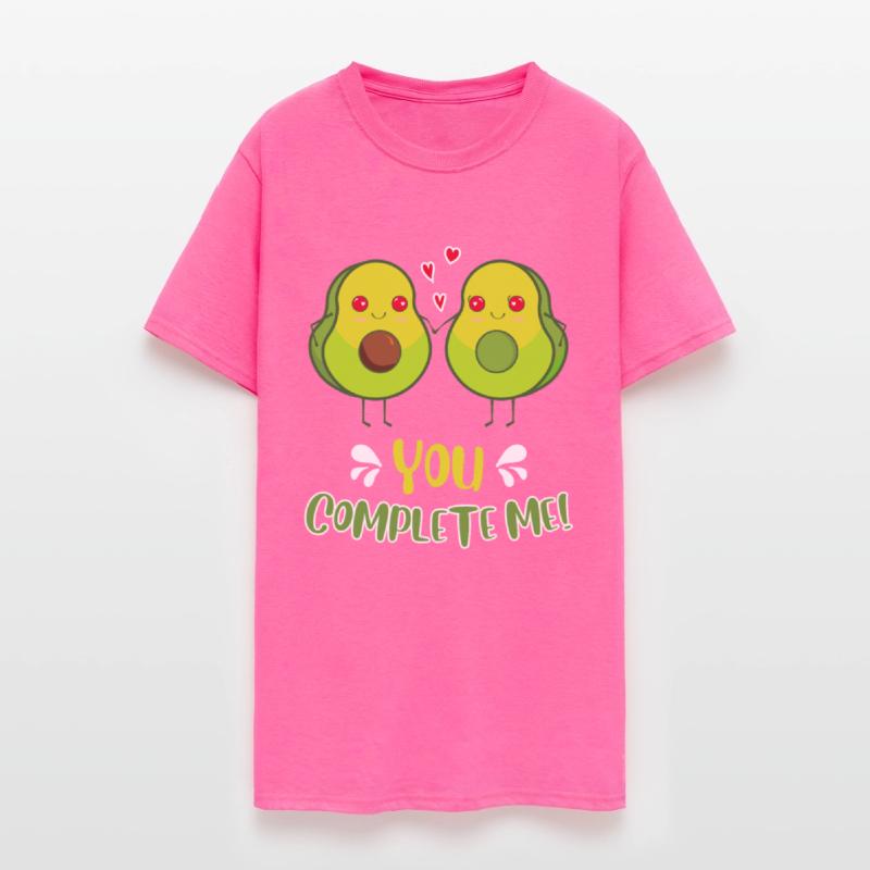 Couple Avocado Love You complete me Valentines Day