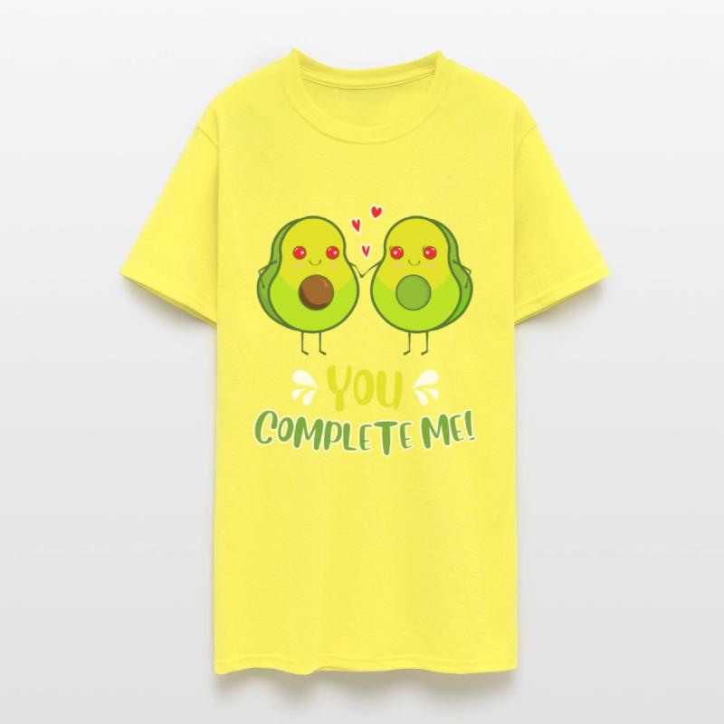 Couple Avocado Love You complete me Valentines Day