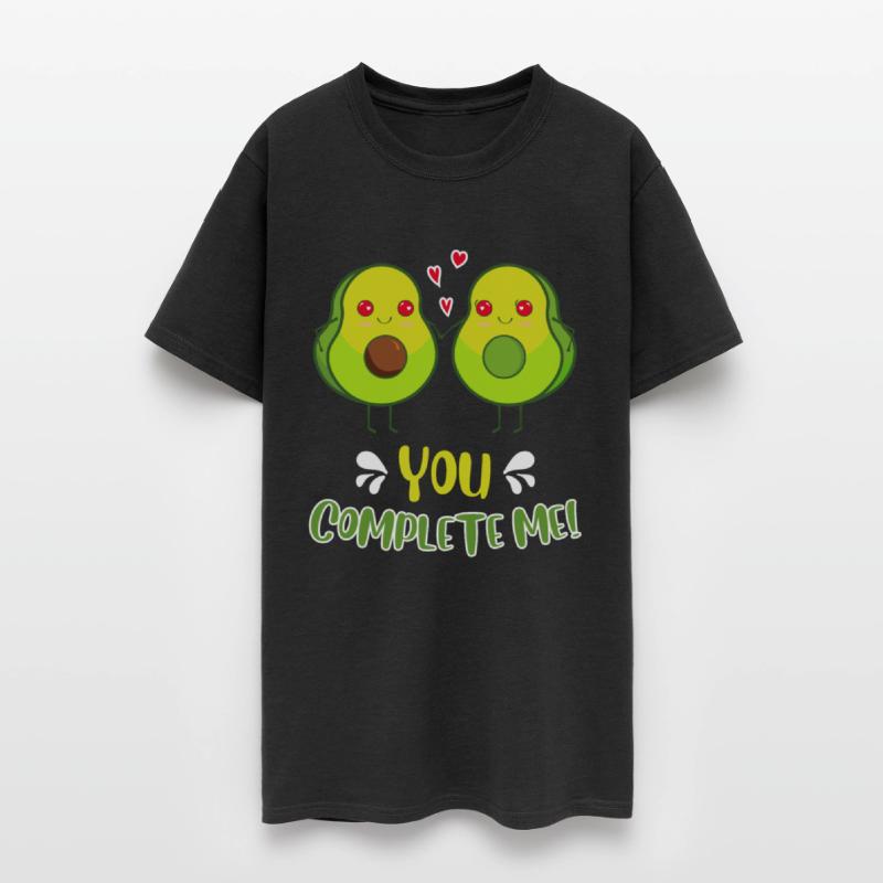 Couple Avocado Love You complete me Valentines Day