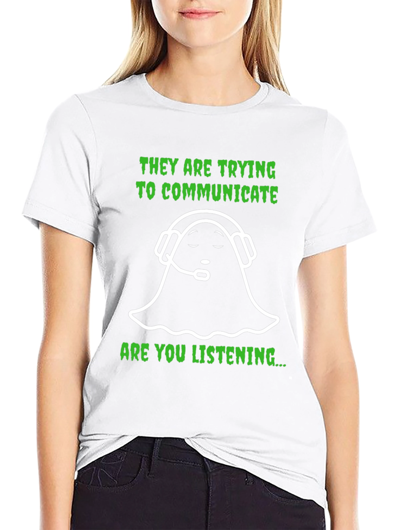 Ghost Communicating T-Shirt