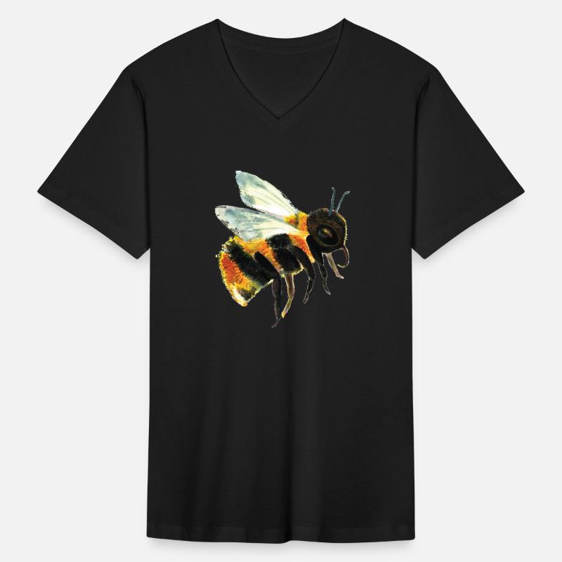 Cute Bumble Bee Flying Illustration
