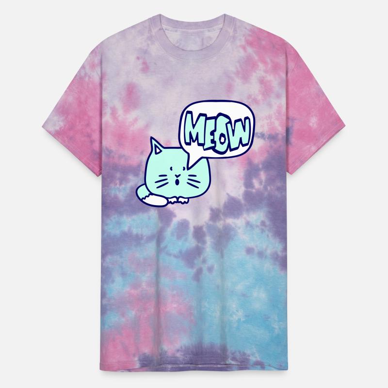 Cute Cat Comic Speech Bubble Cool Meow Cartoon Fun