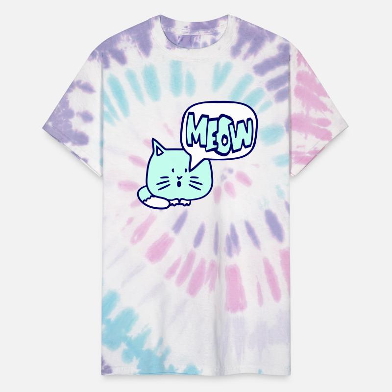 Cute Cat Comic Speech Bubble Cool Meow Cartoon Fun