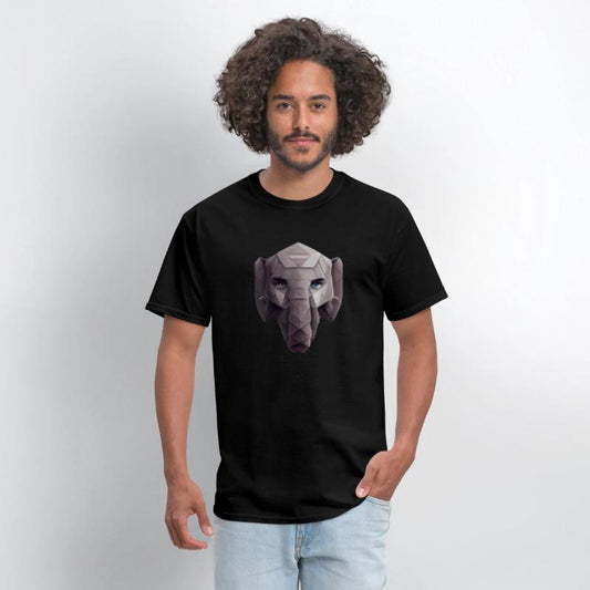 Cute Elephant Head Polygon