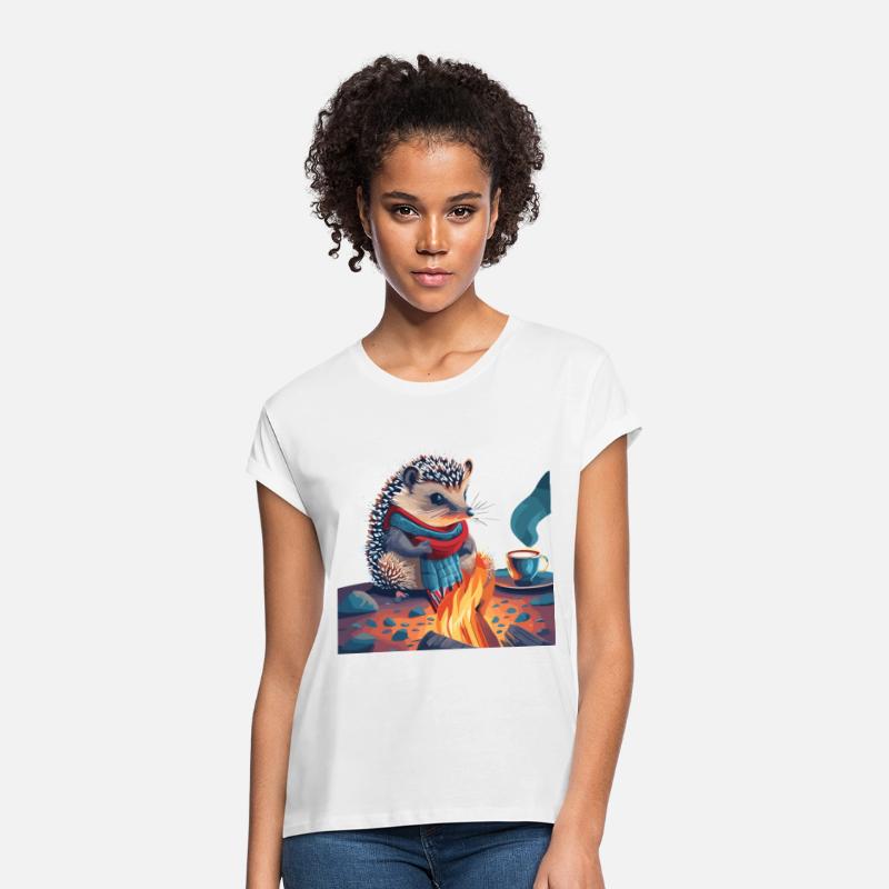 Cute Hedgehog Campfire