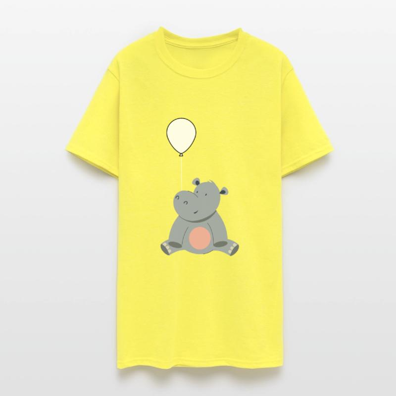 Cute Hippo With Balloon