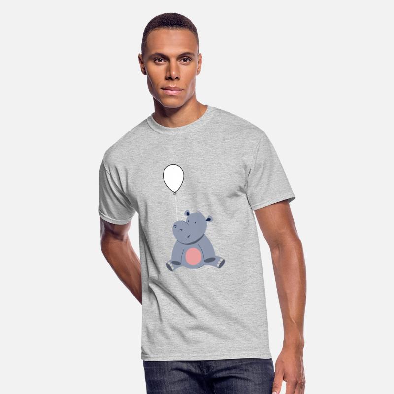 Cute Hippo With Balloon