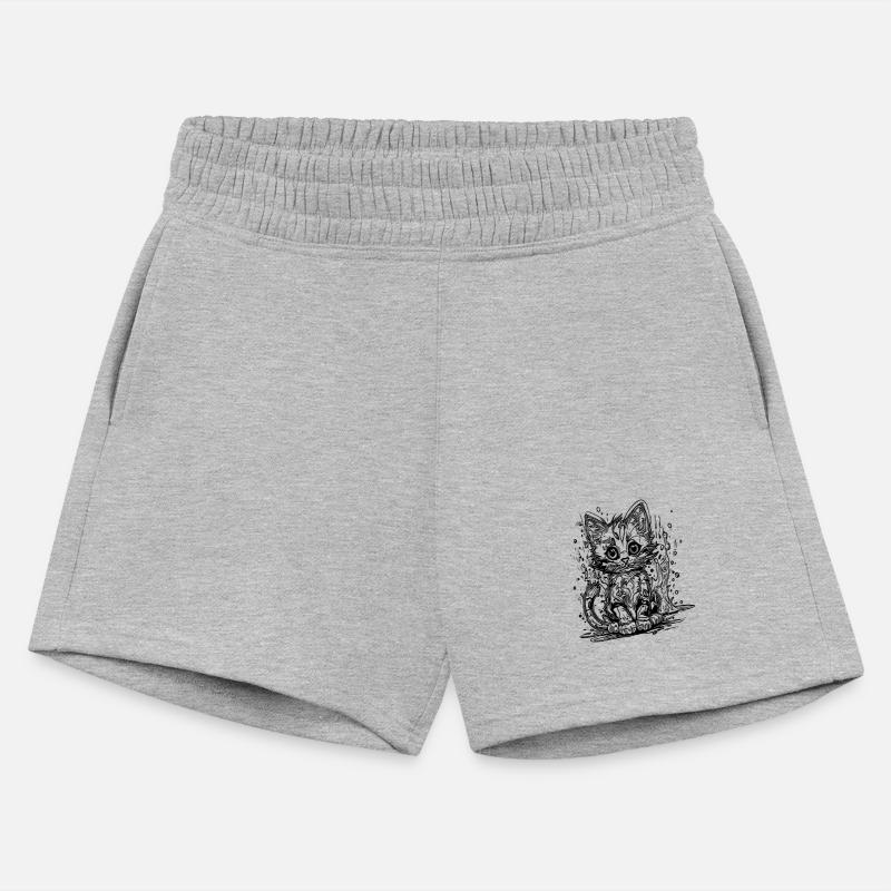 Cute Little Cat In Graffiti Style