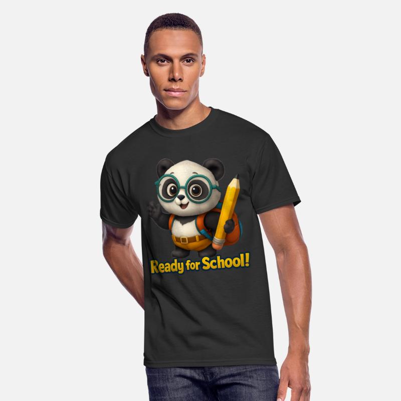 Cute Panda T-Shirt, Animal Tee, Back to School