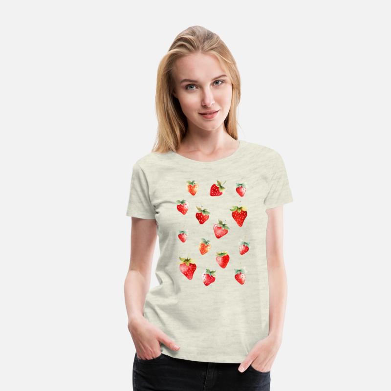 Cute Watercolor Strawberry Pattern