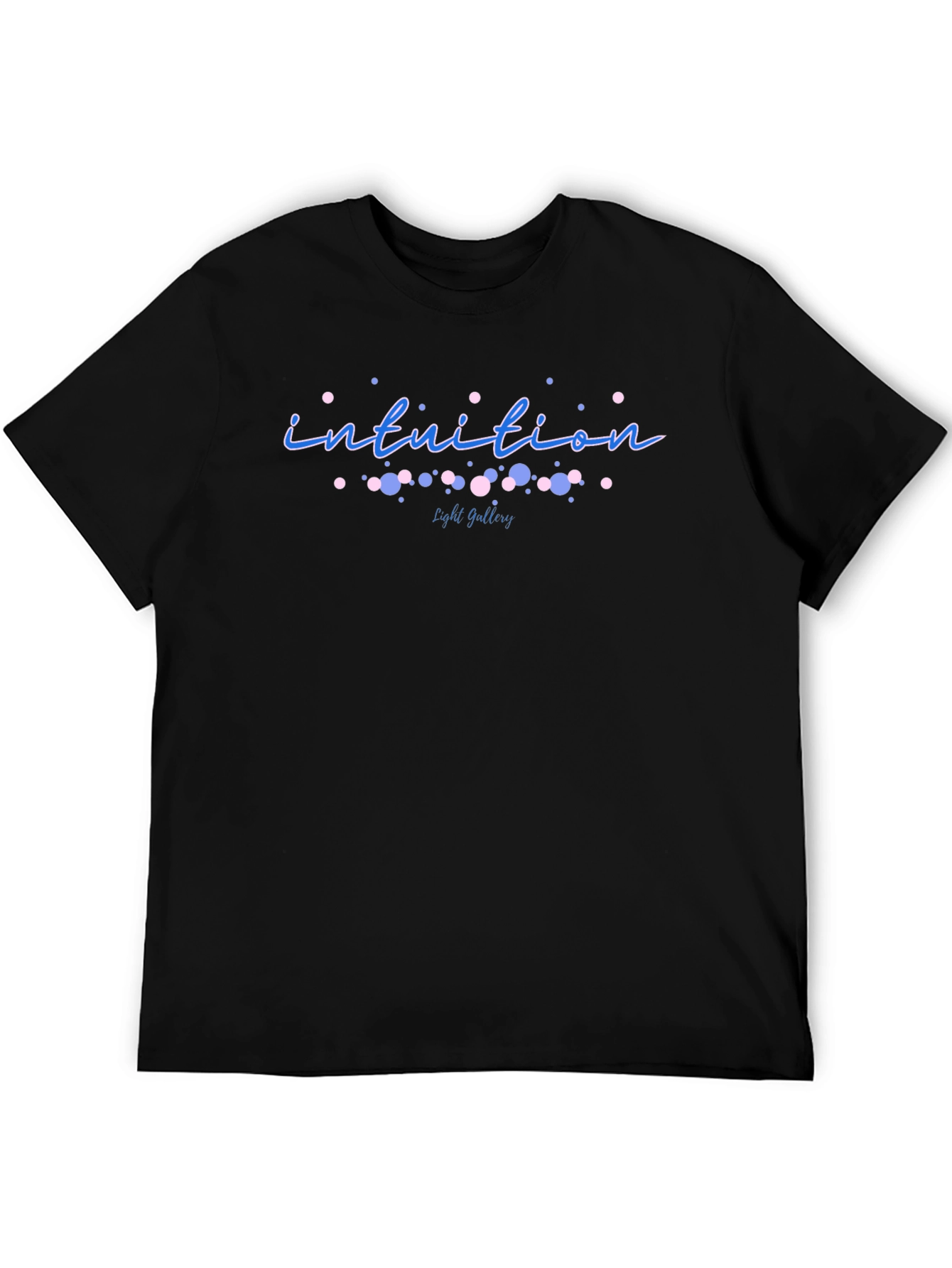 Intuition Graphic Tee - Black Cotton T-Shirt