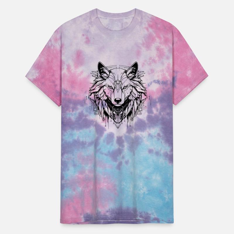 Cyber Sigilism Wolf Tattoo Design