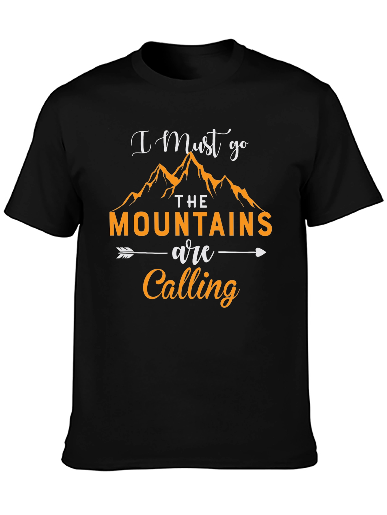 I Must Go Mountains Calling Graphic Tee