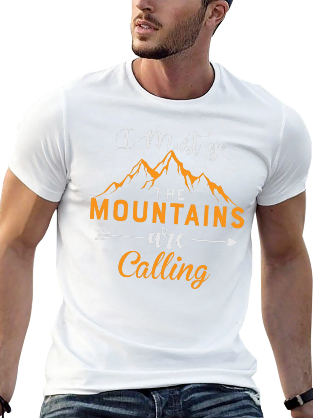 I Must Go Mountains Calling Graphic Tee