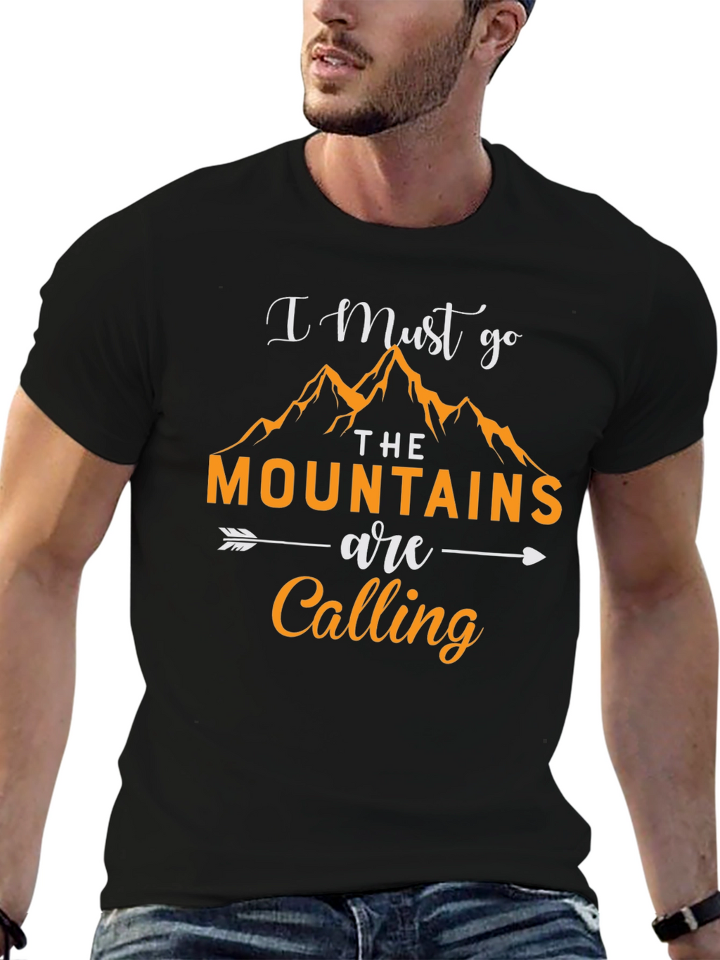I Must Go Mountains Calling Graphic Tee