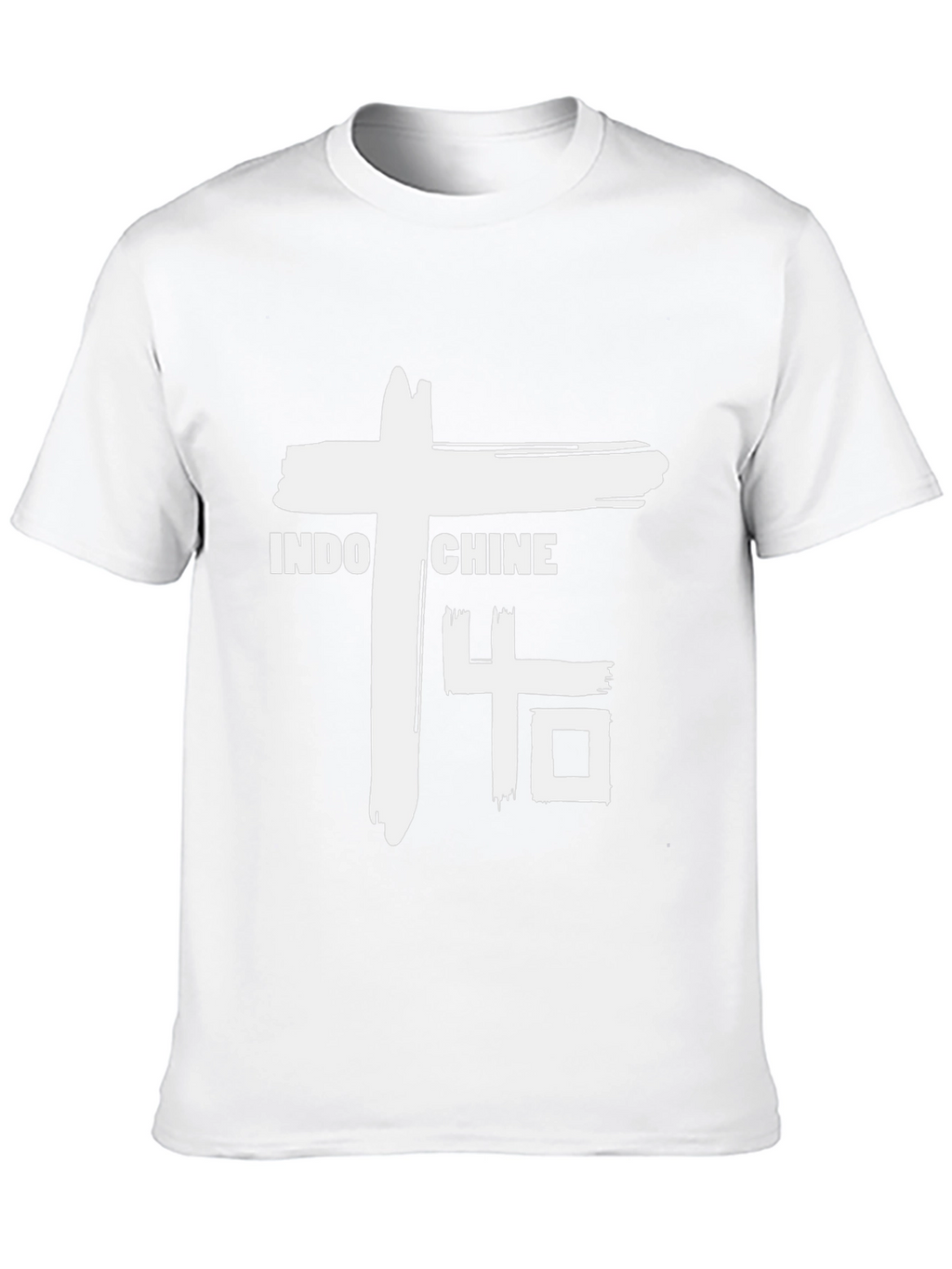 Indochine Band Graphic T-Shirt - Black Cotton Blend Tee