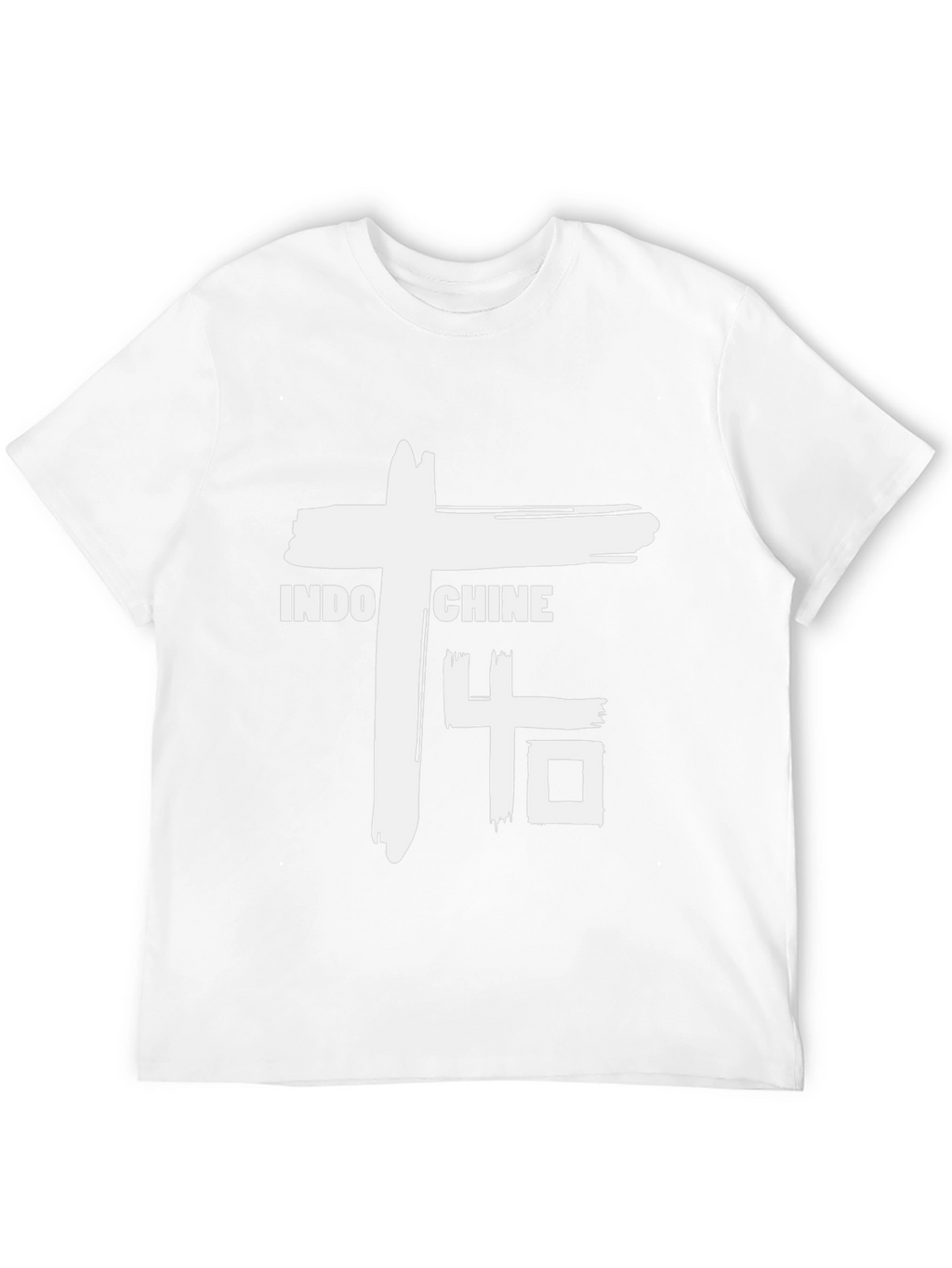 Indochine Band Graphic T-Shirt - Black Cotton Blend Tee