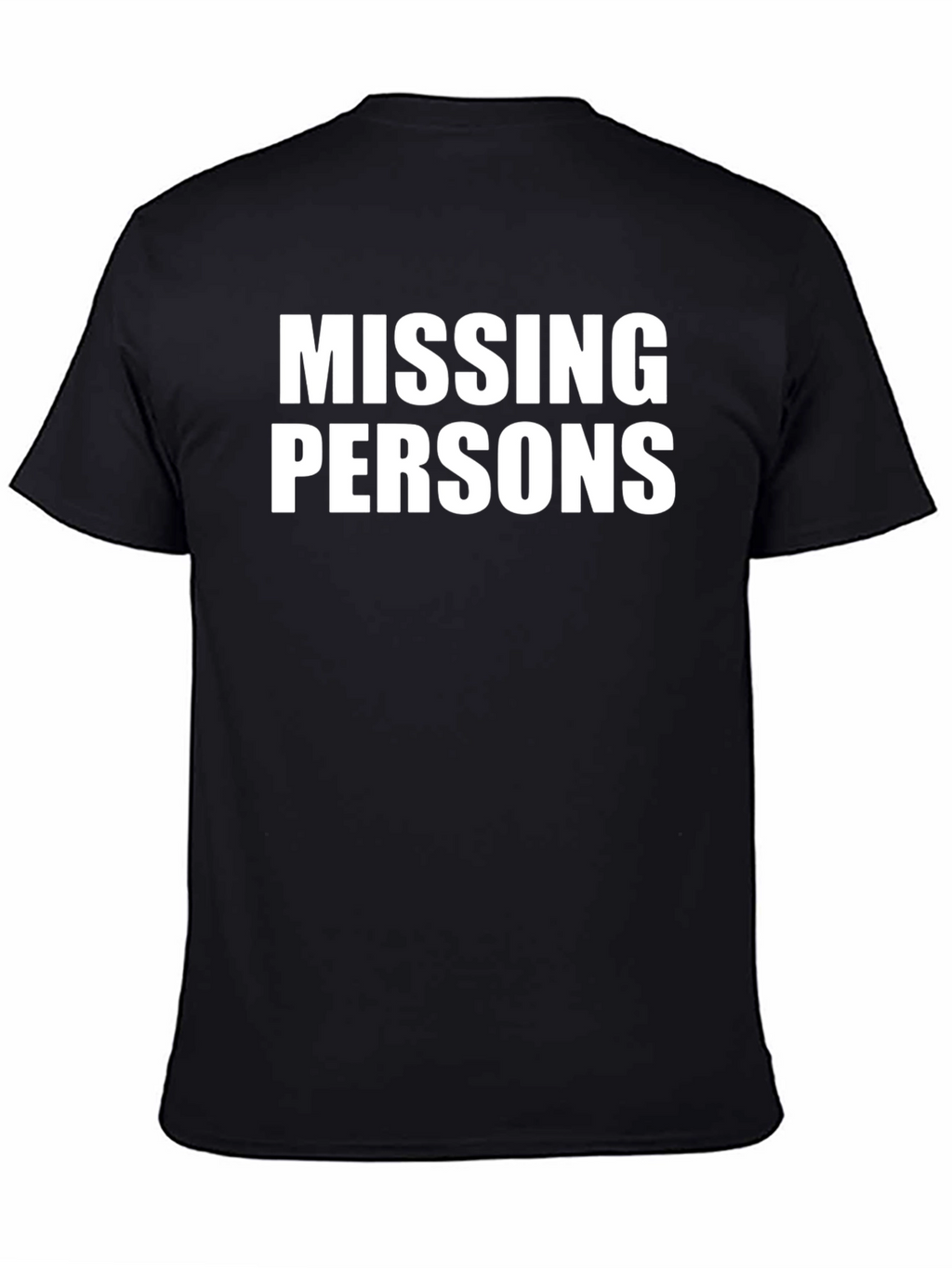 Missing Persons Graphic Tee - Bold Statement T-Shirt