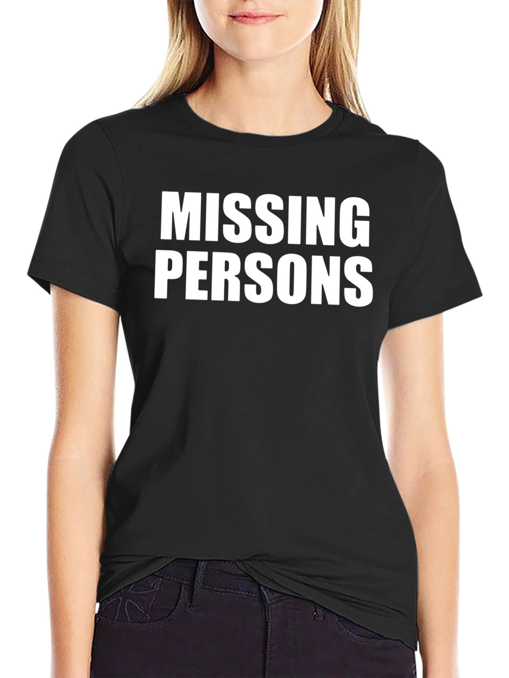 Missing Persons Graphic Tee - Bold Statement T-Shirt
