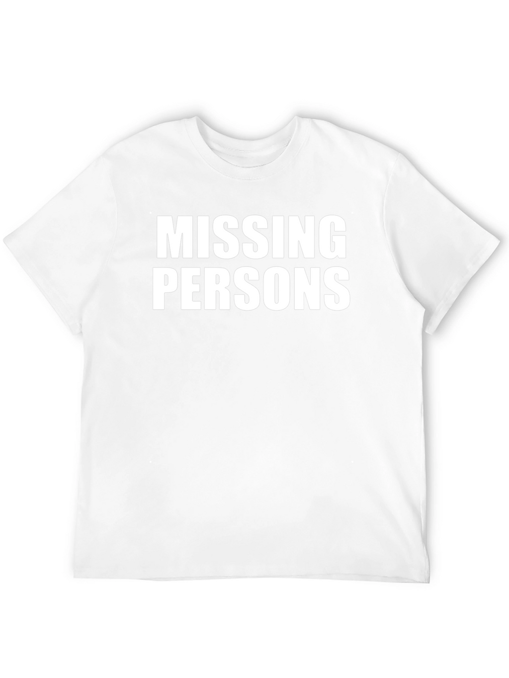 Missing Persons Graphic Tee - Bold Statement T-Shirt