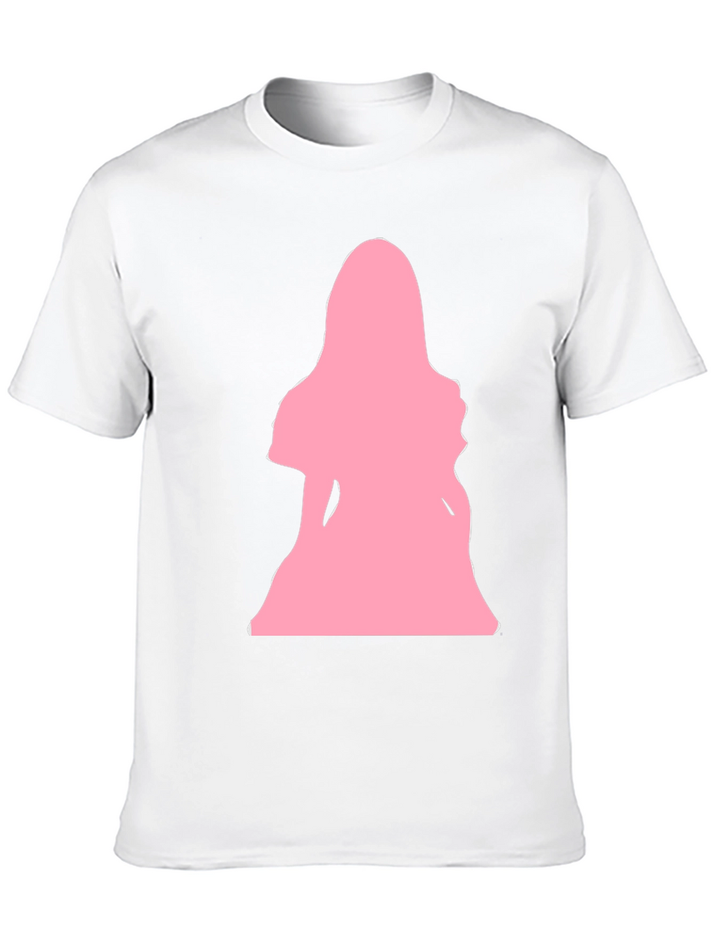 Pink Silhouette Graphic T-Shirt - Black