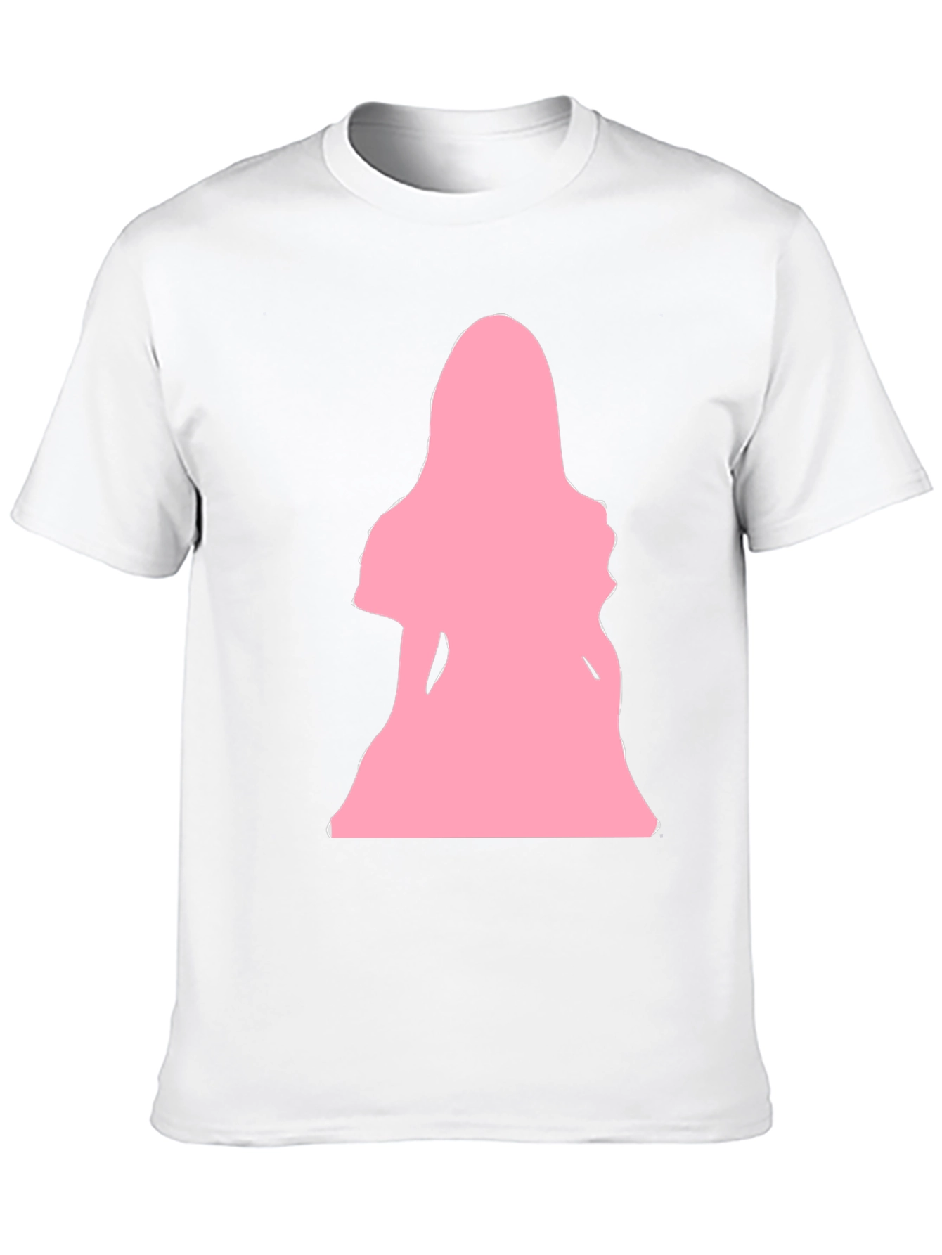 Pink Silhouette Graphic T-Shirt - Black