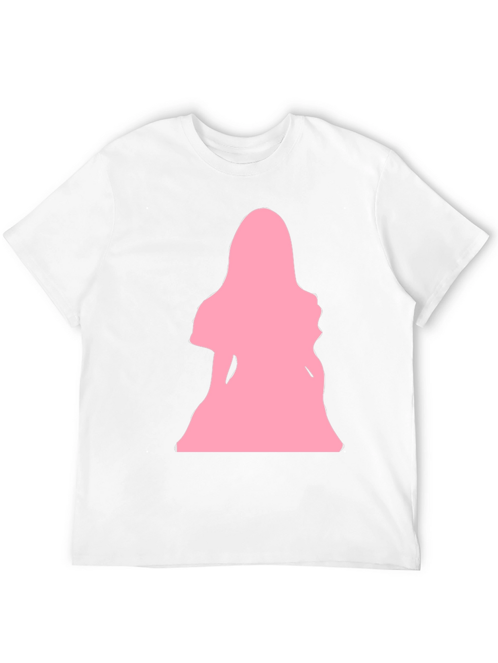 Pink Silhouette Graphic T-Shirt - Black