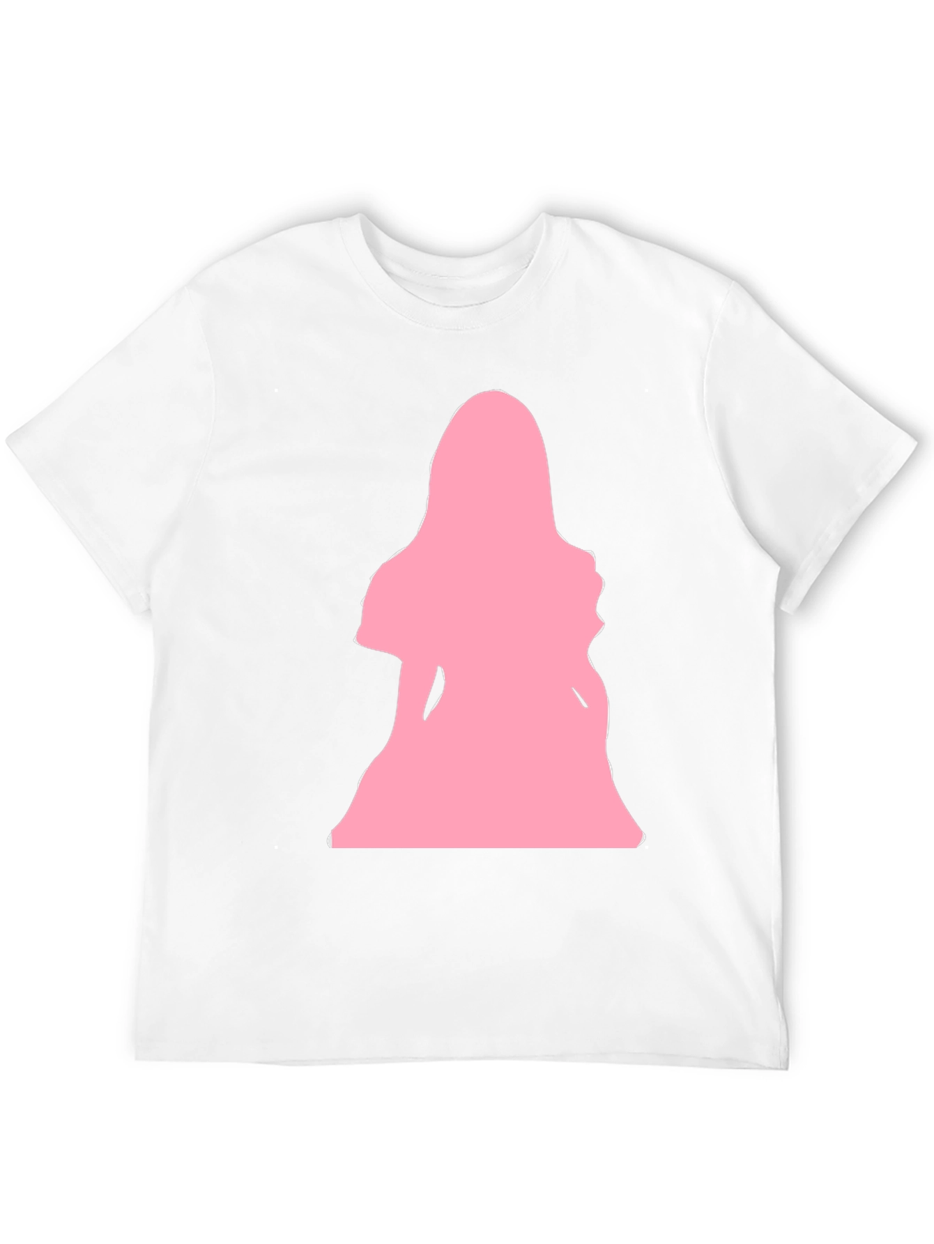 Pink Silhouette Graphic T-Shirt - Black