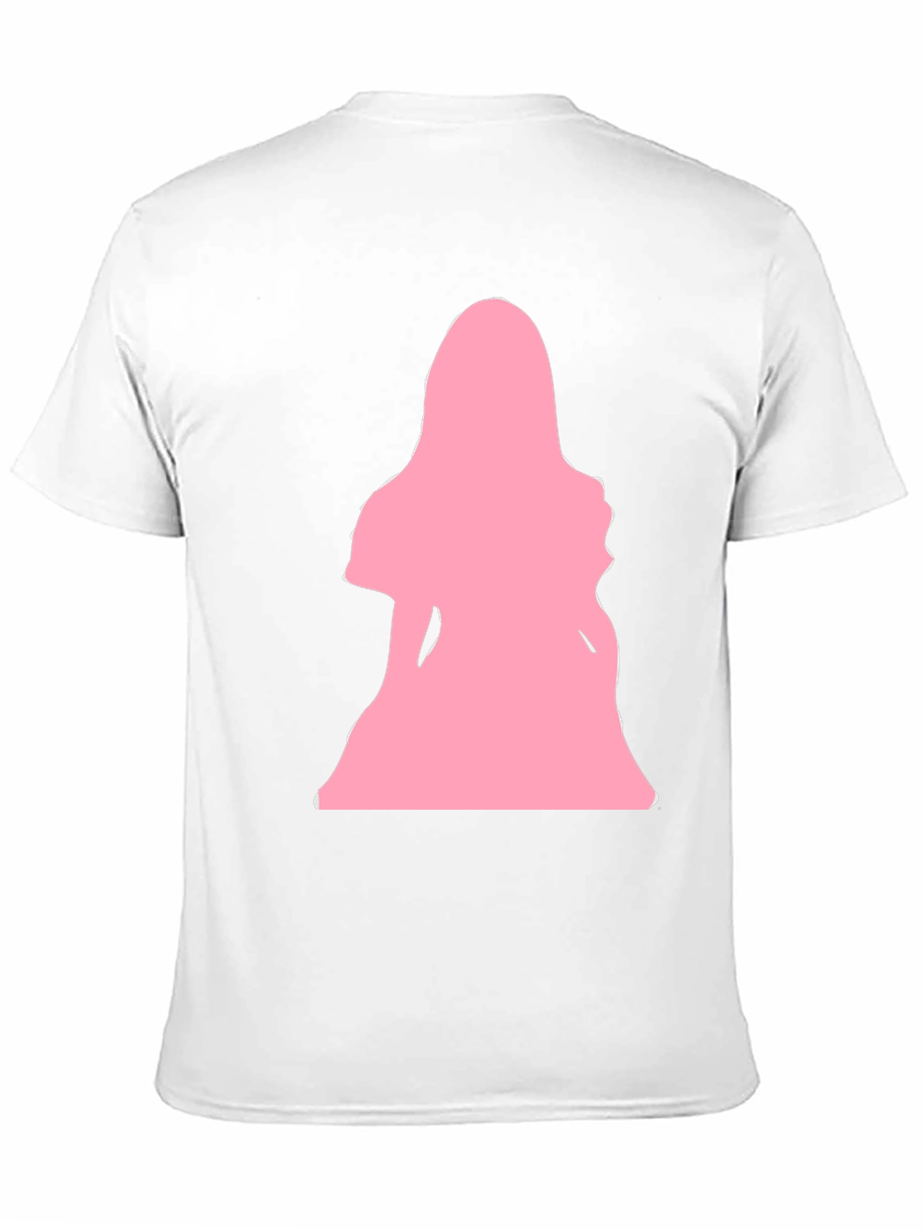 Pink Silhouette Graphic T-Shirt - Black
