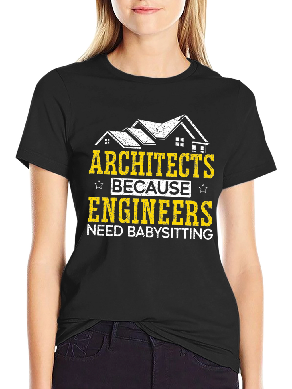Architects Babysitting Engineers Graphic Tee