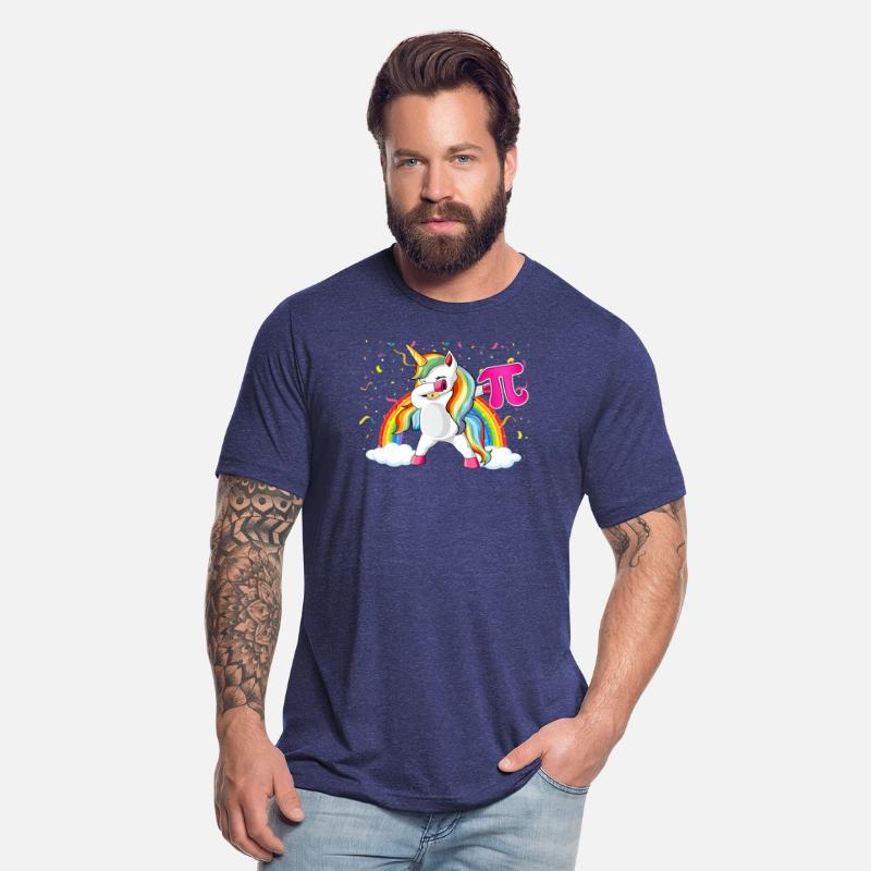 Dabbing Pi Day Unicorn Mathematic Superhero