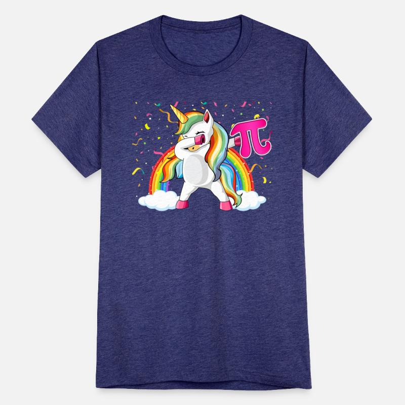 Dabbing Pi Day Unicorn Mathematic Superhero