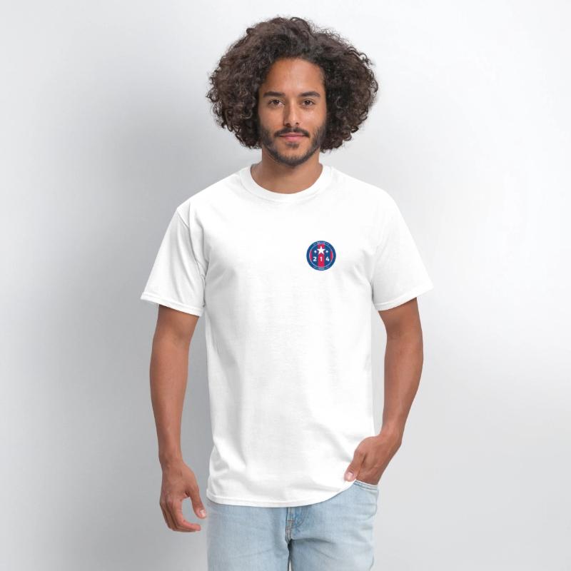 Dallas City 214 Round Badge With Stars