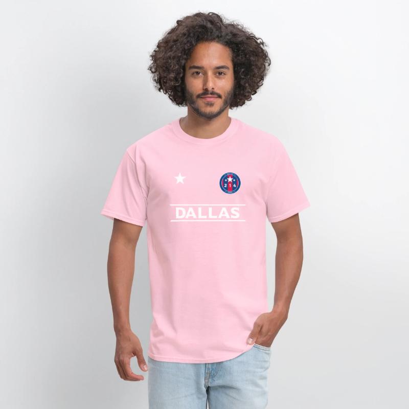 Dallas City 214 Round Badge With Stars