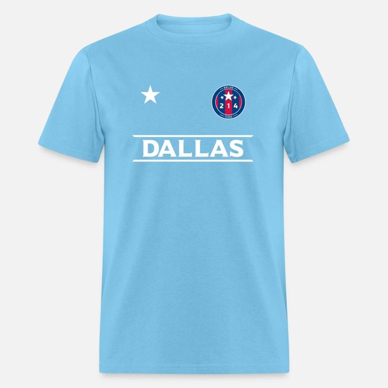 Dallas City 214 Round Badge With Stars