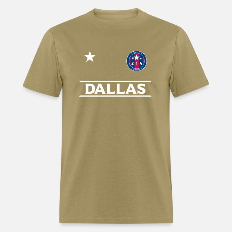 Dallas City 214 Round Badge With Stars