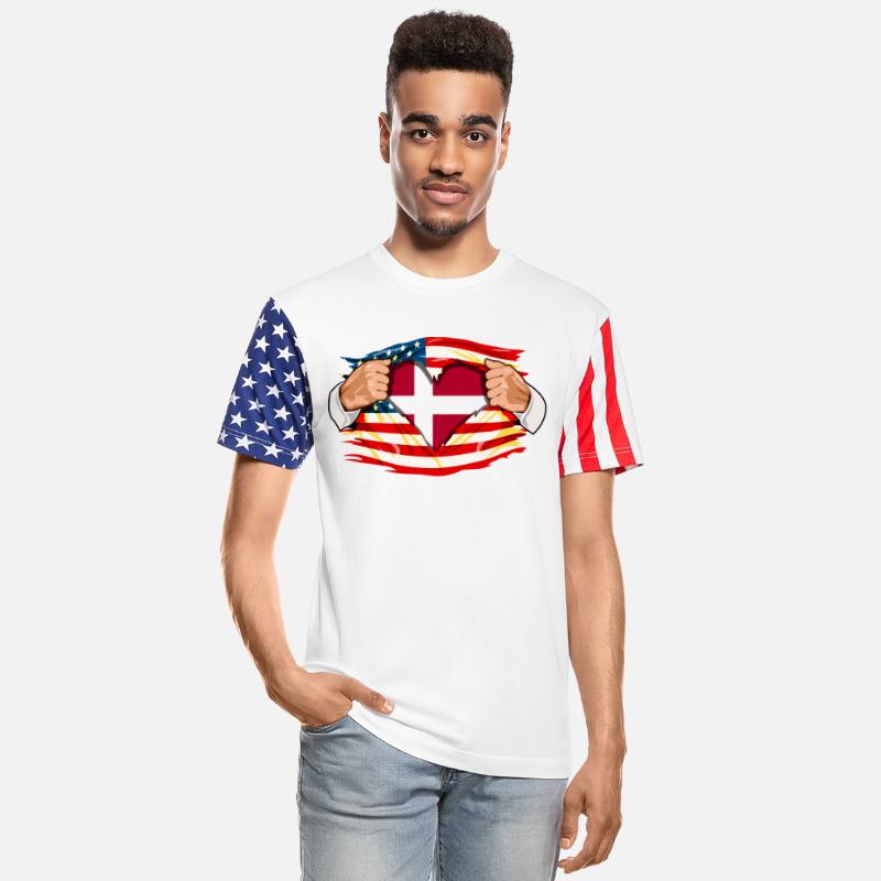 Danes Who Live in America Danish Denmark Flag